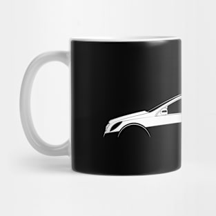 Mercedes-Benz R-Class (W251) Silhouette Mug